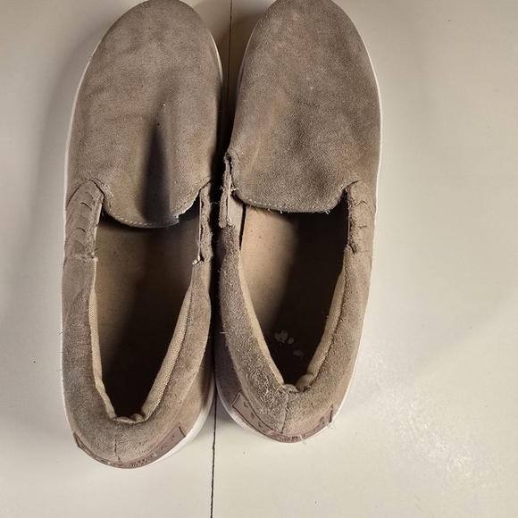 Yellow Box Tan Suede Slip-On Loafers - Picture 4 of 8